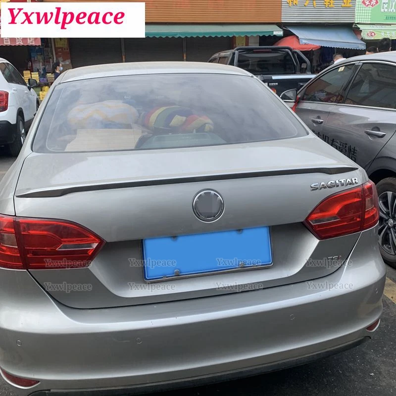 

For 2013 2014 2015 jetta mk6 high quality ABS material car rear spoiler unpainted color vw jetta trunk spoiler