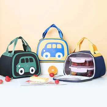 Portatile isolato termico Picnic cibo Lunch Bag Box Cartoon Tote Food Fresh Cooler Bags Pouch For Women Girl Kids regalo per bambini 1
