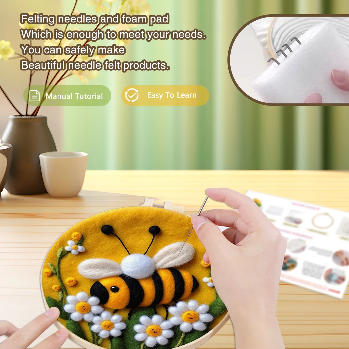 Wool Felting Needles Set Animals Pattern For Wool Paintings Craftwork DIY