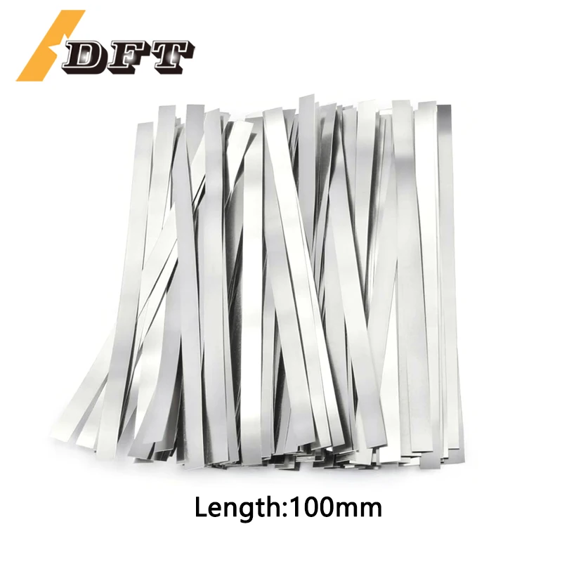 2550pcsLength100mmLithiumBattery18650NickelPlatedSteelSheet
