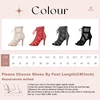 SWDZM Women Dance Boots Shiny Latin Jazz Dance Shoes Full Rhinestone Dancing Boots Customizable Heels Women Ladies Dancing Shoes 3