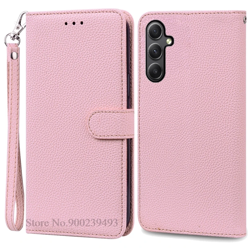 Elegant Leather Wallet Flip Case for Samsung Galaxy M35 5G