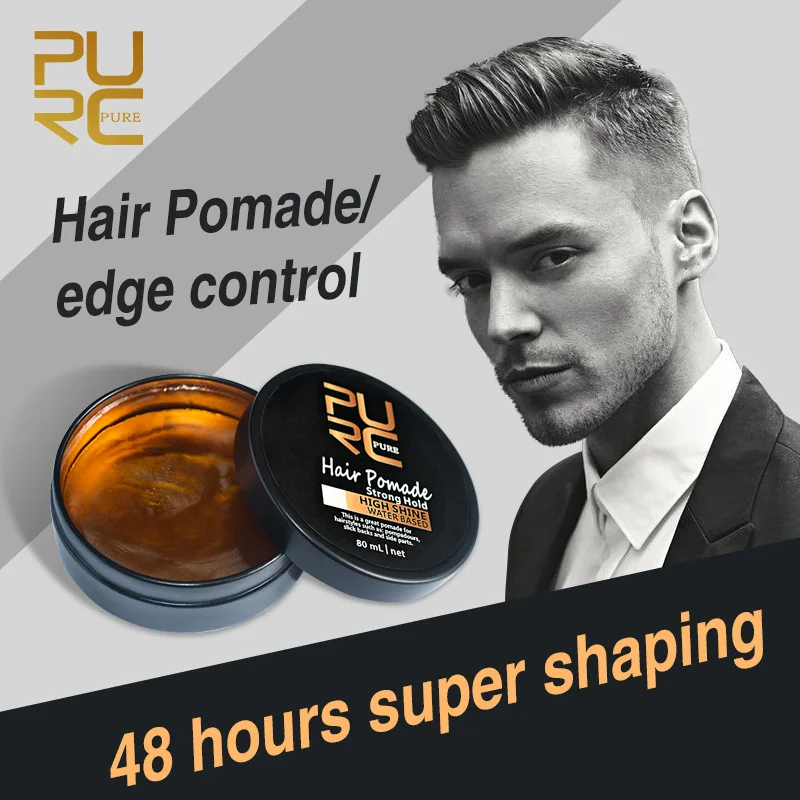 80ml Big Back Styling Retro Hair Oil Men's Hair Wax Long-lasting Styling Mud Moisturizing Hydrating Nutrition Improve Frizz