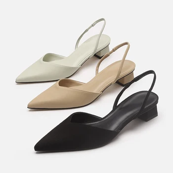 Women Sandals 2022 Summer Pointed Toe High Heels Ladies Fashion Banquet Dress Wedding Party Pumps Designer Women Shoes - Image 1