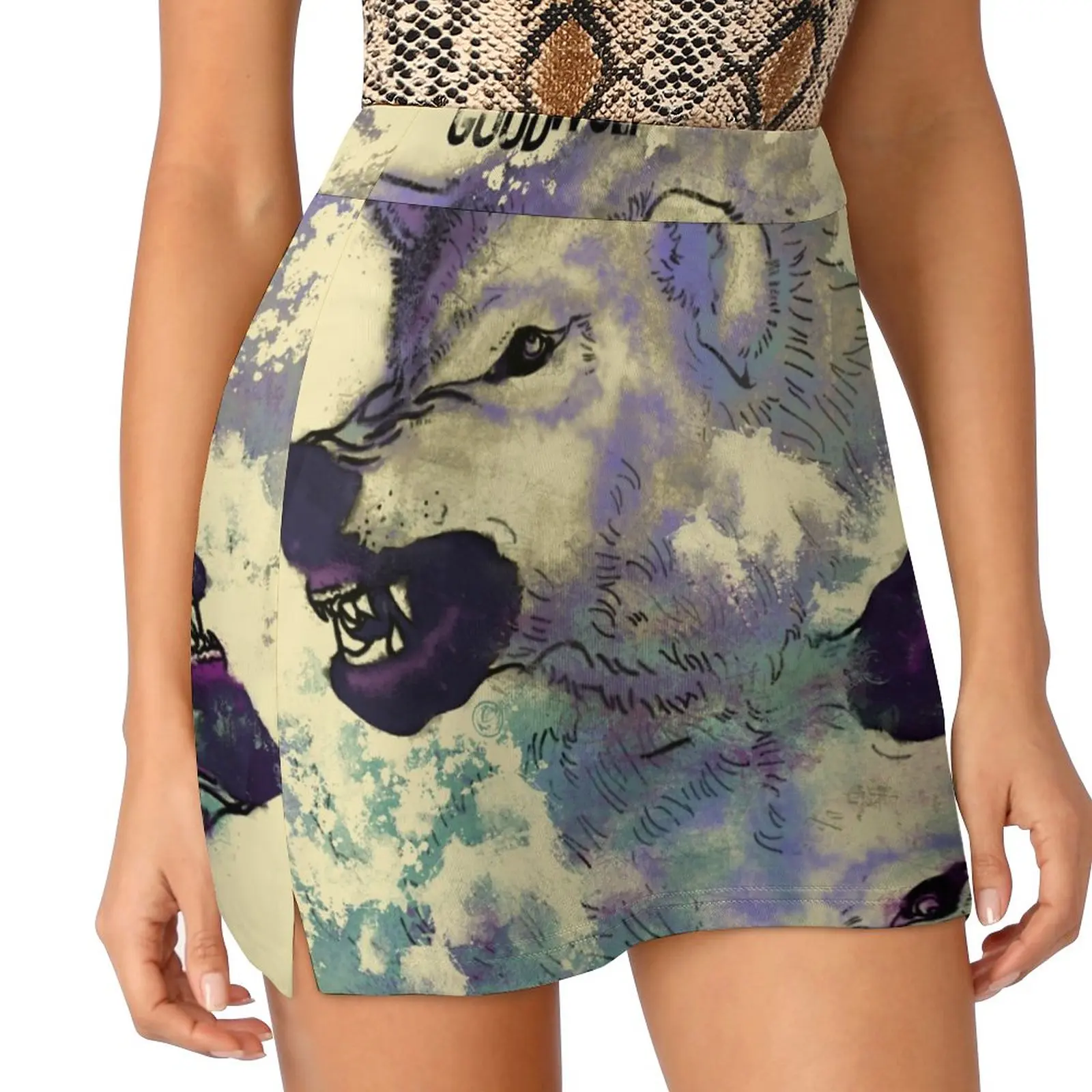 Good Wolf (for GraphX Garment) Light Proof Trouser Skirt Female skirt women clothes the fox and the wolf лисичка и волк