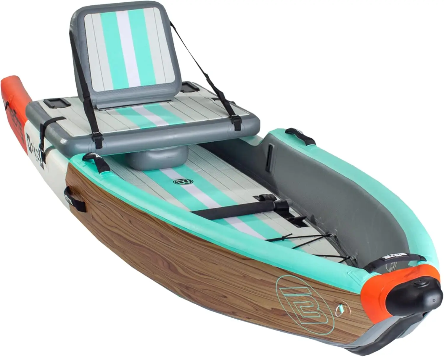 Deus Aero Inflatable MagnePod Compatible Kayak for Adults Kids includes Travel Bag 1 Person Single Rider Blow Up Kayaking