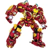 Superheroes Mecha Building Blocks Toys for Boys Super Armor Robot Model Military Warrior Action Figures Gifts for Kids Children 3