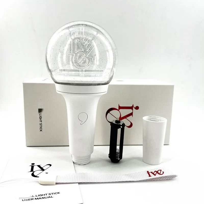 

Kpop IVE Concert Bluetooth Lightstick PVC Glisten Lampwick Push Button Switch Hand Lamp WonYoung Leeseo Fans Support Gift