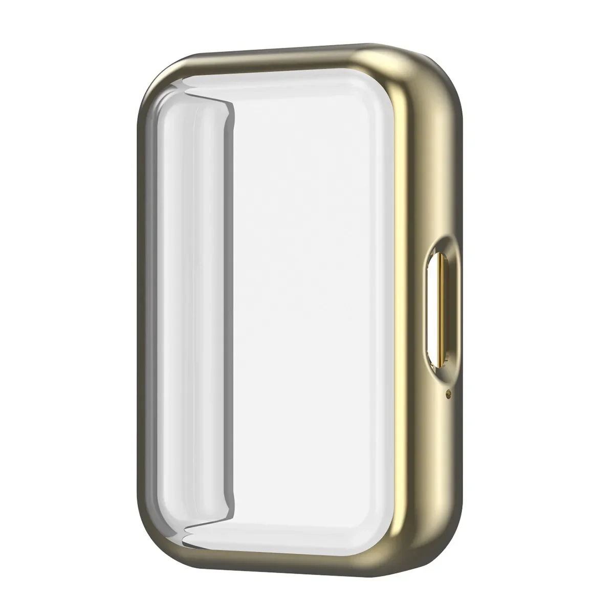 Enhanced TPU Protector Case with Full Coverage Glass Shell for Fitness Tracker Accessories
