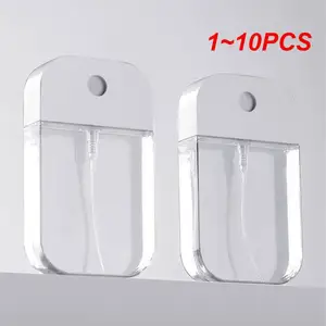 1~10PCS 50/20ml Transparent Spray Bottle Disinfectant Travel Portable Recyclable High Pressure Fine Mist Spray Refillable Bottle