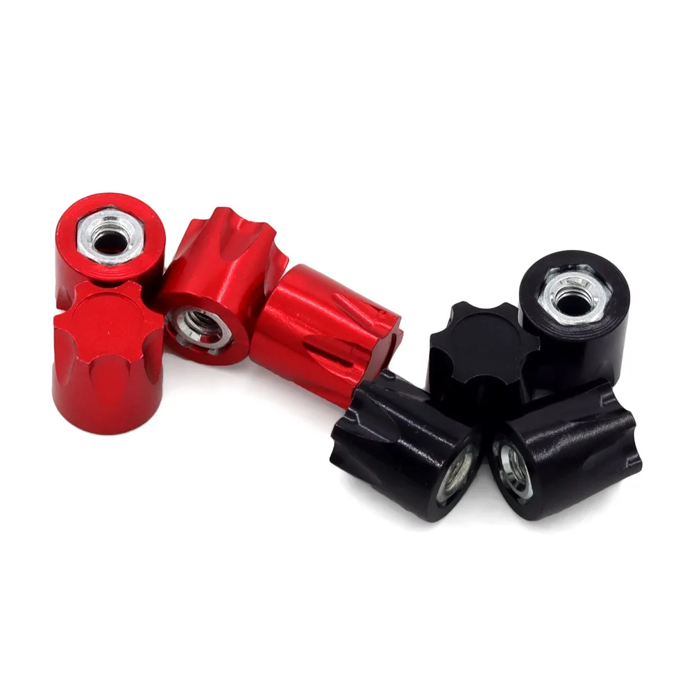 

4pcs/set RC Car Wheel Rim Center Cap M4 Nut for 1/10 RC Crawler TRX4 Axial SCX10 90046 D90 Tamiya MST