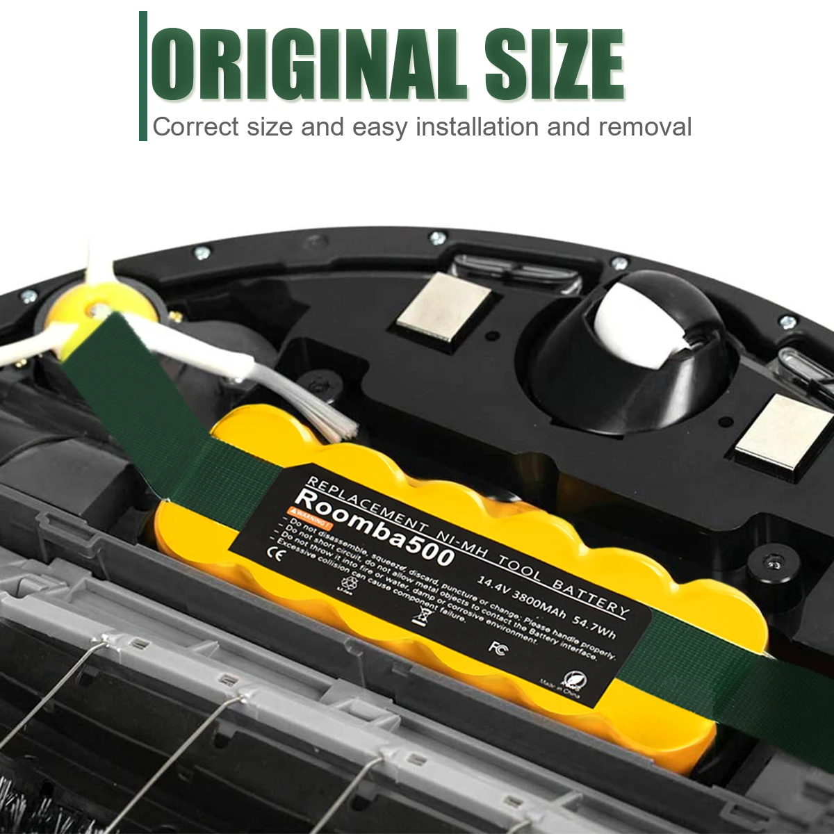 Bateria para Irobot Roomba 14.4 v 5000mah para Irobot Roomba 500 600 700 800 900 Series 620 650 770 780 580 - Image 3