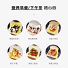 Hot Sandwich Maker Toaster Bread Breakfast Machine Hot pressing Non Stick Coating Double side heating 220V 500w 6