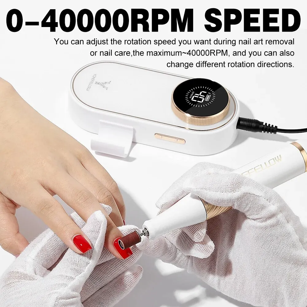 Multicolor Electric Nail File Art Drill Machine Manicure Pedicure Portable  Bits, For Parlour at Rs 599/piece in Mumbai