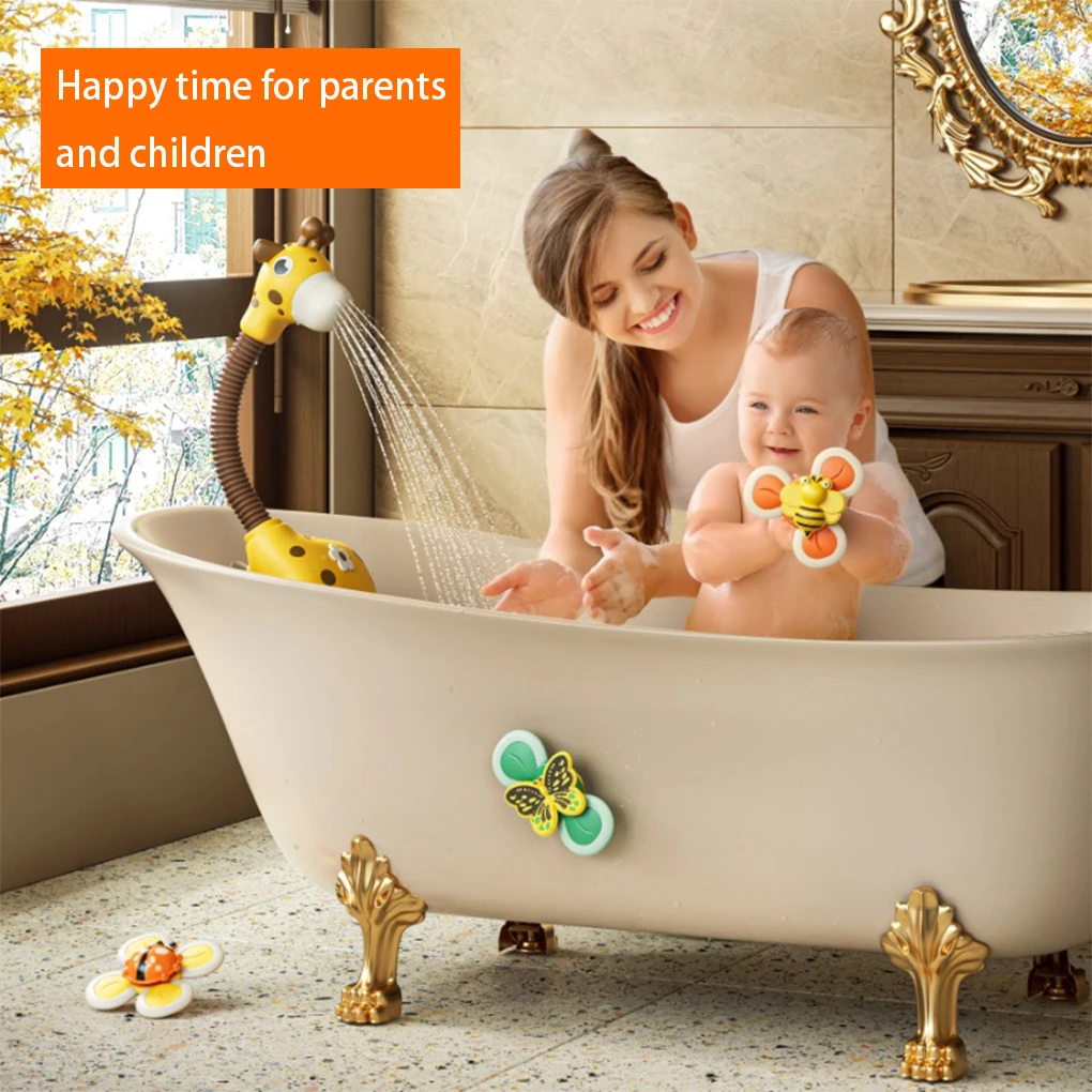 

Electric Baby Bath Toy with Shower Head Washroom Bathroom Water Spray