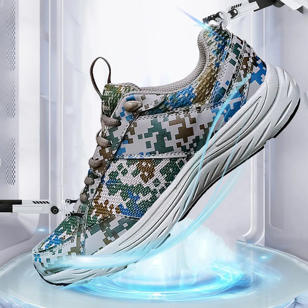 

Outdoor Men Shoes Hiking Shoes Breathable Hiking Travel Shoes Men Woodland Hunting Mountain Climbing Sports Shoes Wear Resistant