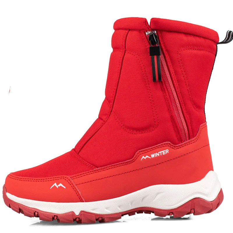 woman Snow Boots Platform Boots Ankle Plush Warm Thicken Winter Shoes Male 2023 Comfortable Non-slip Outdoor Booties Women Shoes