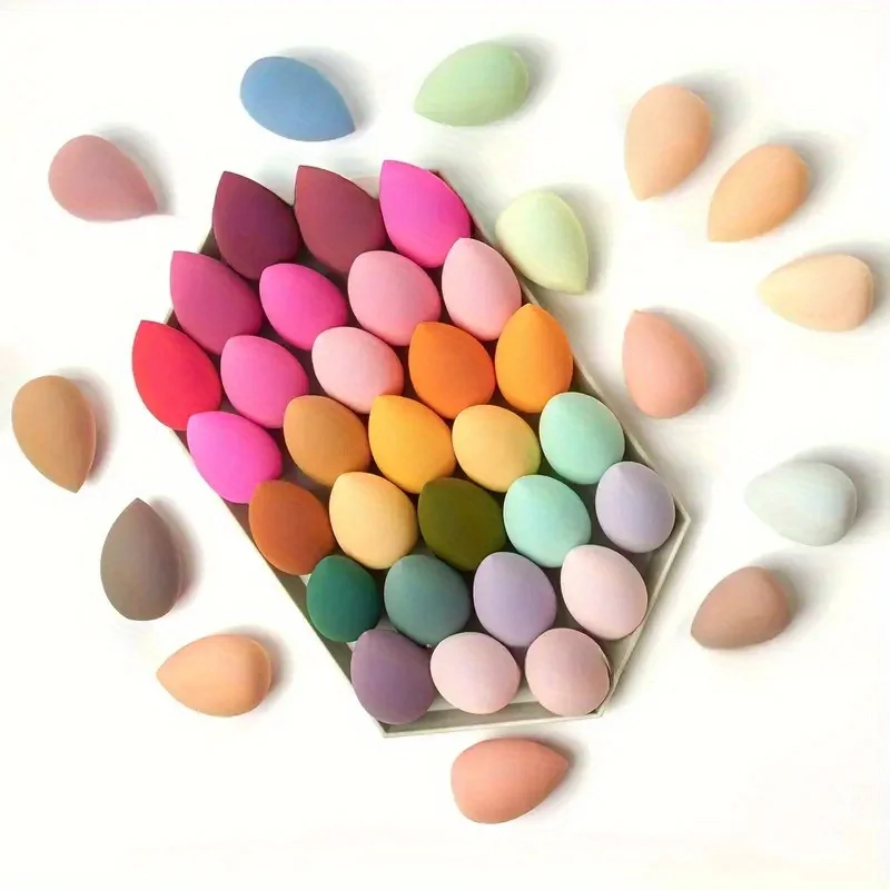7 set di spugna per trucco: adatto per liquidi, crema e polvere BBApply, pennello per trucco in cotone senza profumo, multicolore - immagine 3