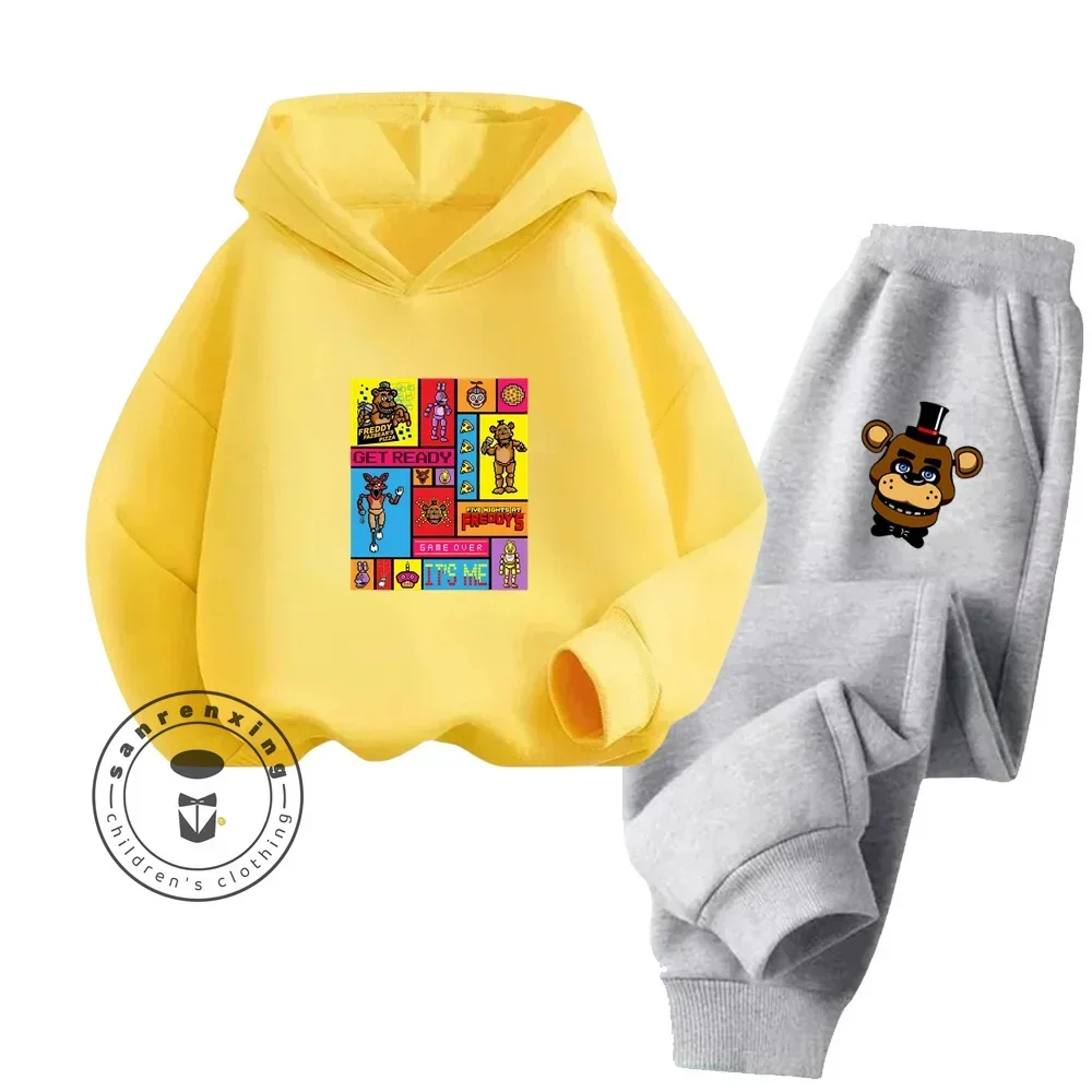 thumbnail image 1 of Conjuntos de manga larga cómodos y modernos de Five Nights at Freddy's con diseños adorables Ropa para niños sencilla pero elegante para otoño e invierno, 1 of 4