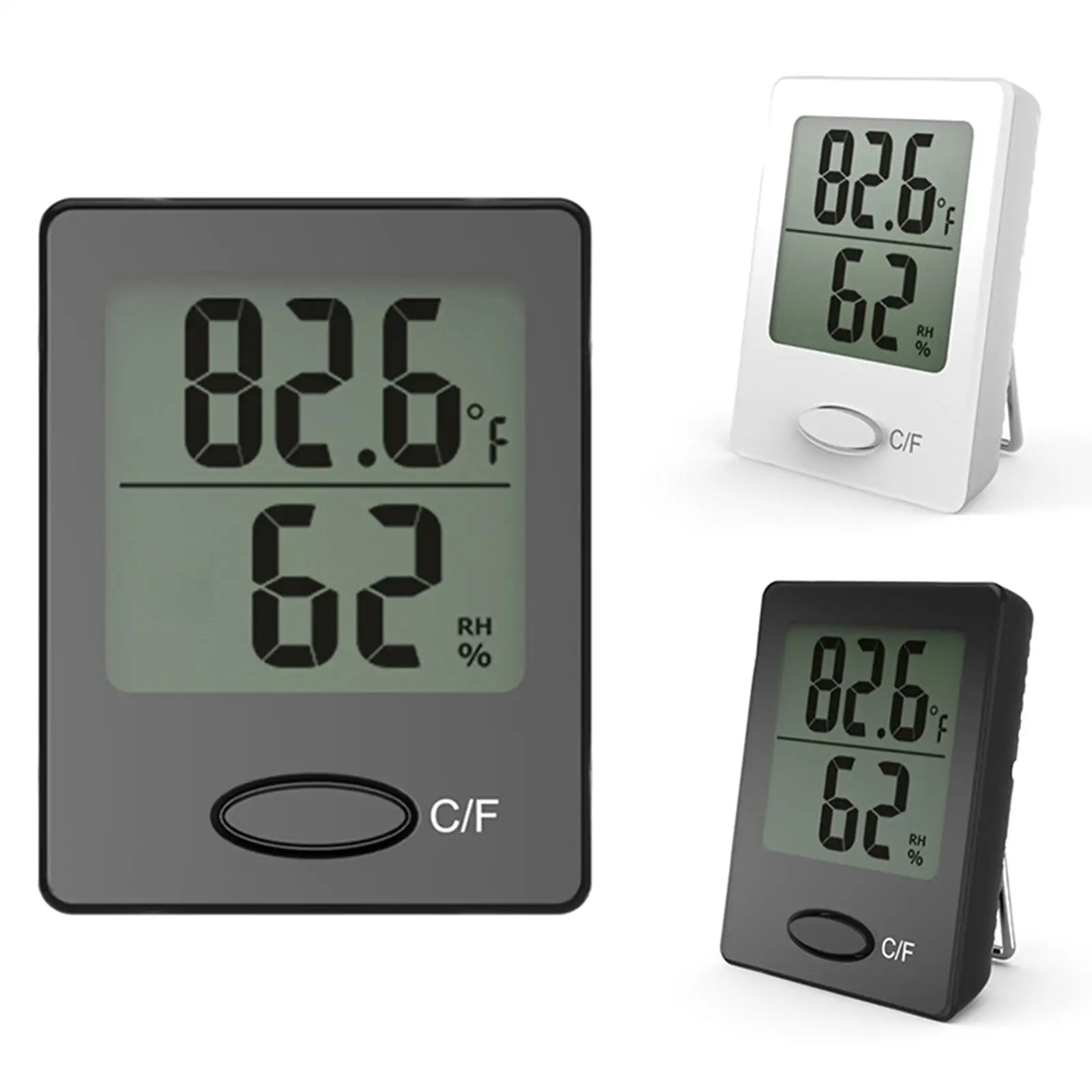 Mini Indoor Thermometer Hygrometer Humidity Temperature Meter Monitor Gauge for Home Greenhouse Guitar Accurate Digital