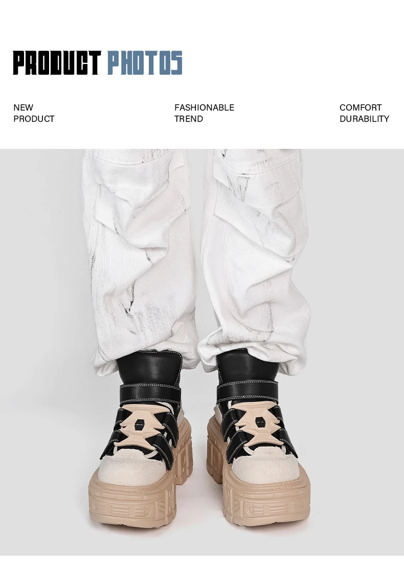 Gothic Ankle Rock Boots 2026 New Punk Style Women Shoes Lace-up Heel Height 6CM Platform Shoes Woman Metal Decor Woman Sneakers
