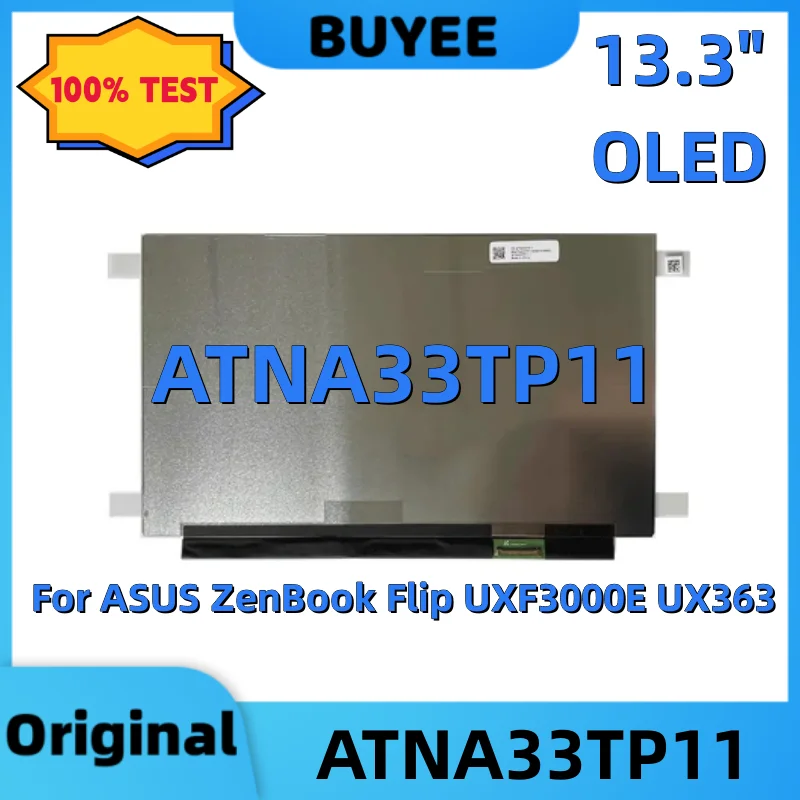 

Оригинальный ЖК-дисплей 13,3 дюйма для ASUS ZenBook Flip UXF3000E UX363 UX363J UX363JA ATNA33TP11-0 ATNA33TP11, ЖК-экран OLED, 40 контактов
