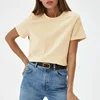 Loose Casual round Neck Short Sleeve T-Shirt Women's Summer New Style Wish Cotton Material Comfortable Breathable Top
