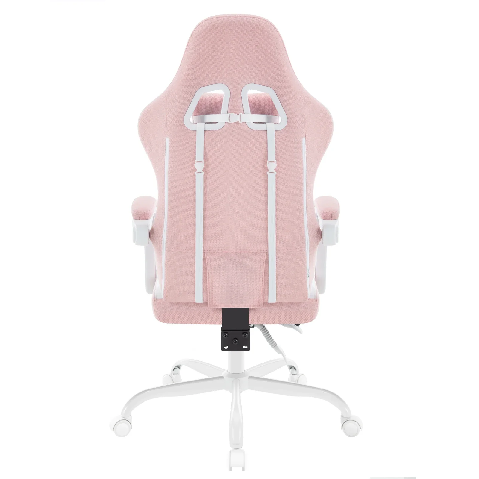 WOLTU Gaming-Stuhl, ergonomisch, drehbar, für Computer, Gamer, Massage, Bürostuhl mit Kissen, Fußstütze, verstellbare Kopfstütze, Lordosenstütze – Detail 35