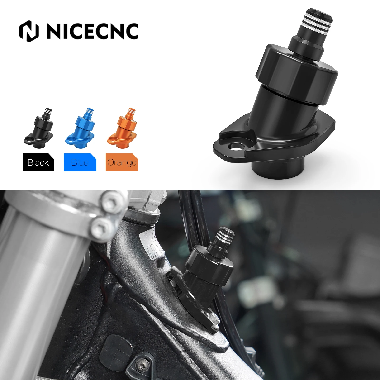 NICECNC für 2024 KTM EXC 300 EXC XCW 150 250 300 für Husqvarna TE300 GasGas EC 300 Aluminium-Öleinfülldeckel Tankdeckelschutz