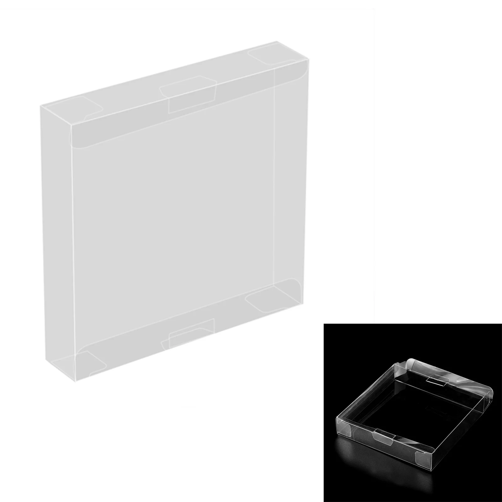 10pcs Transparent Cartridge Cover Protector Case for Nintendo GBA Boxed Game Case for Game Boy Cover for Game Boy
