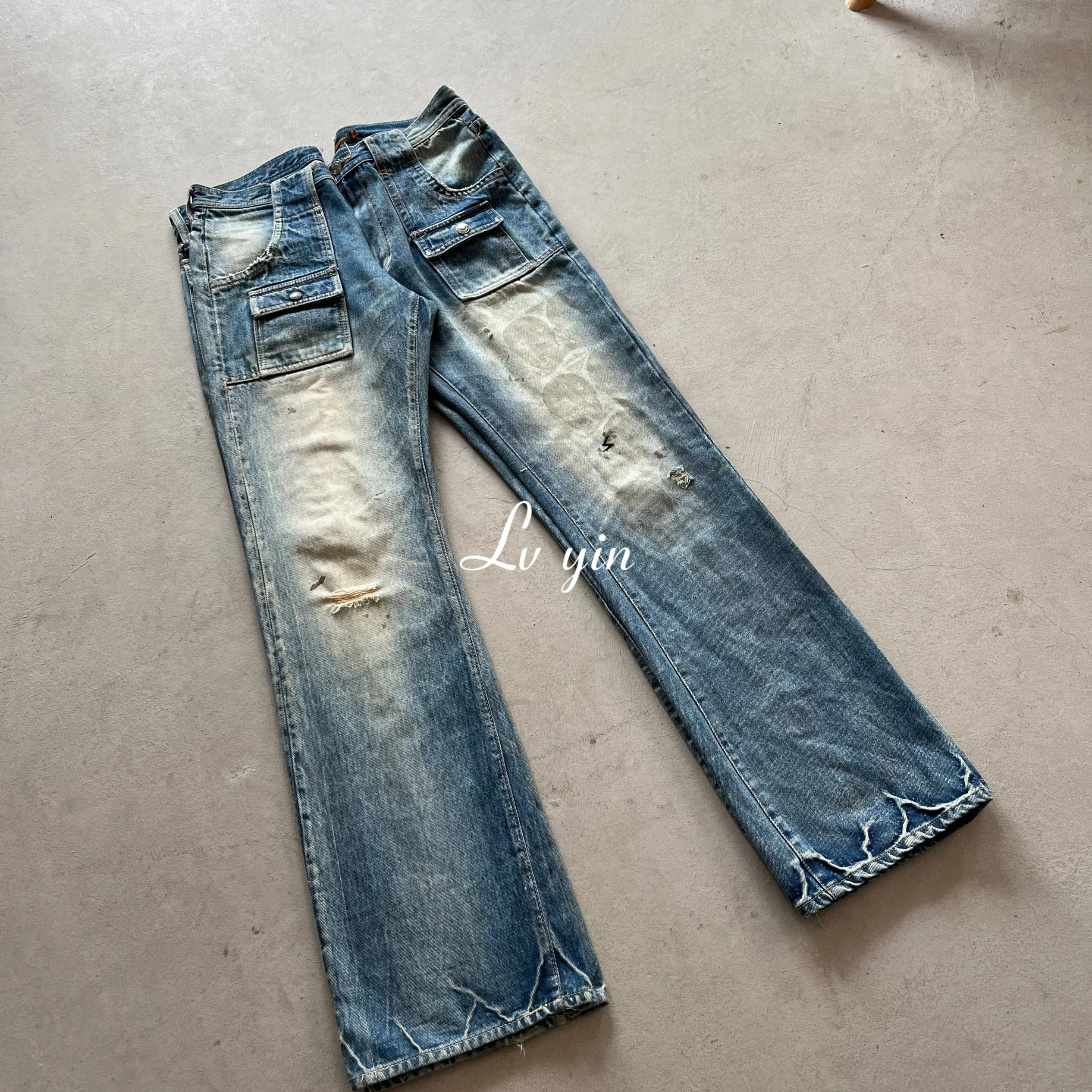 Brand New Undercover Multiple Personalities Fit Straight PANT Jeans Cotton Denim Pants Comfort Casual Jeans Size 1 2 3 #N182 3