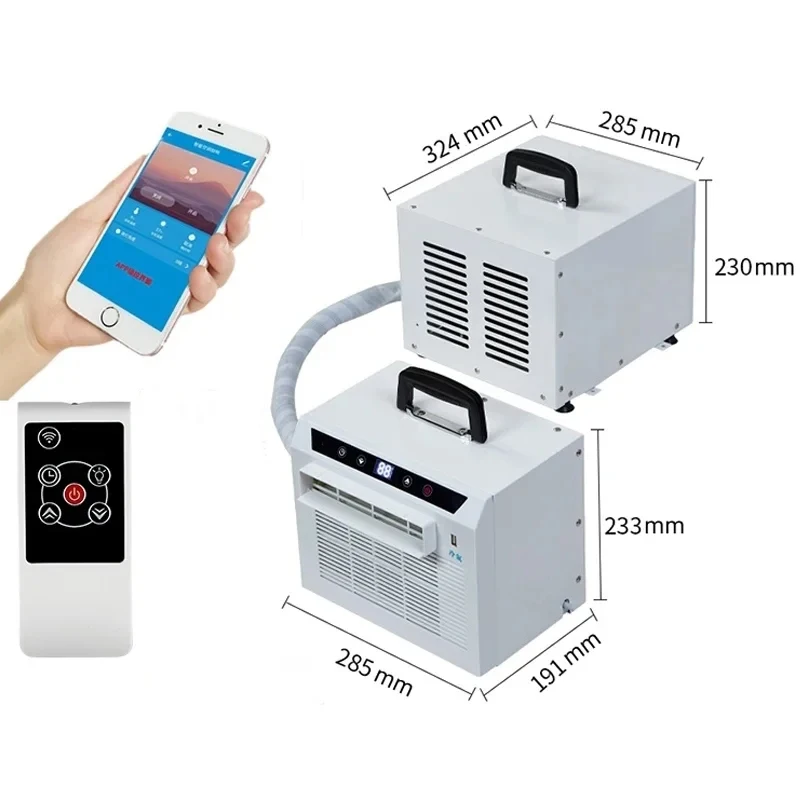 Split Mobile Air Conditioner Car Air Conditioner Portable Home Free Installation Camping Tent 3000BTU