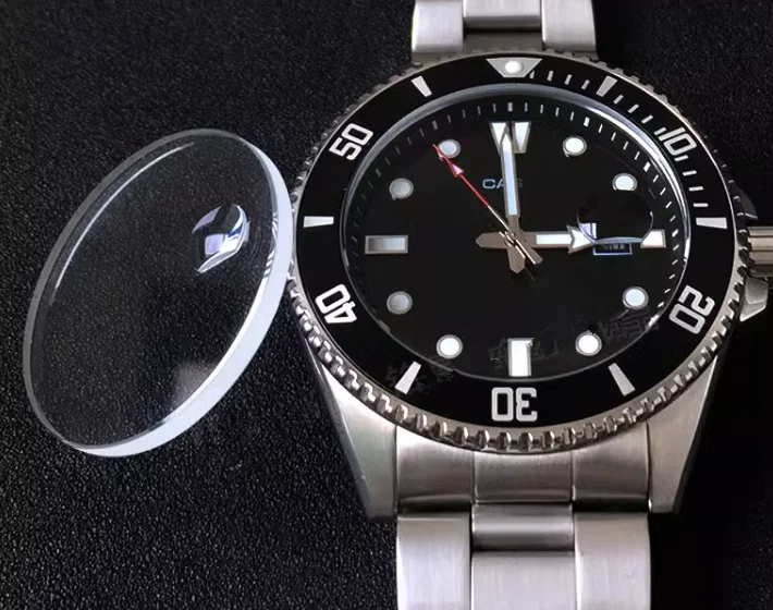 

MDV-106 32.7mm Blue AR Coating Flat Sapphire/Mineral Glass Replacement with Date