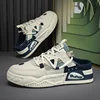 Men Casual Shoes Summer Breathable Thick Sole Comfortable Half Slippers Soft Bottom Non-slip One-foot Slip-on Closed Toe Slipper 1