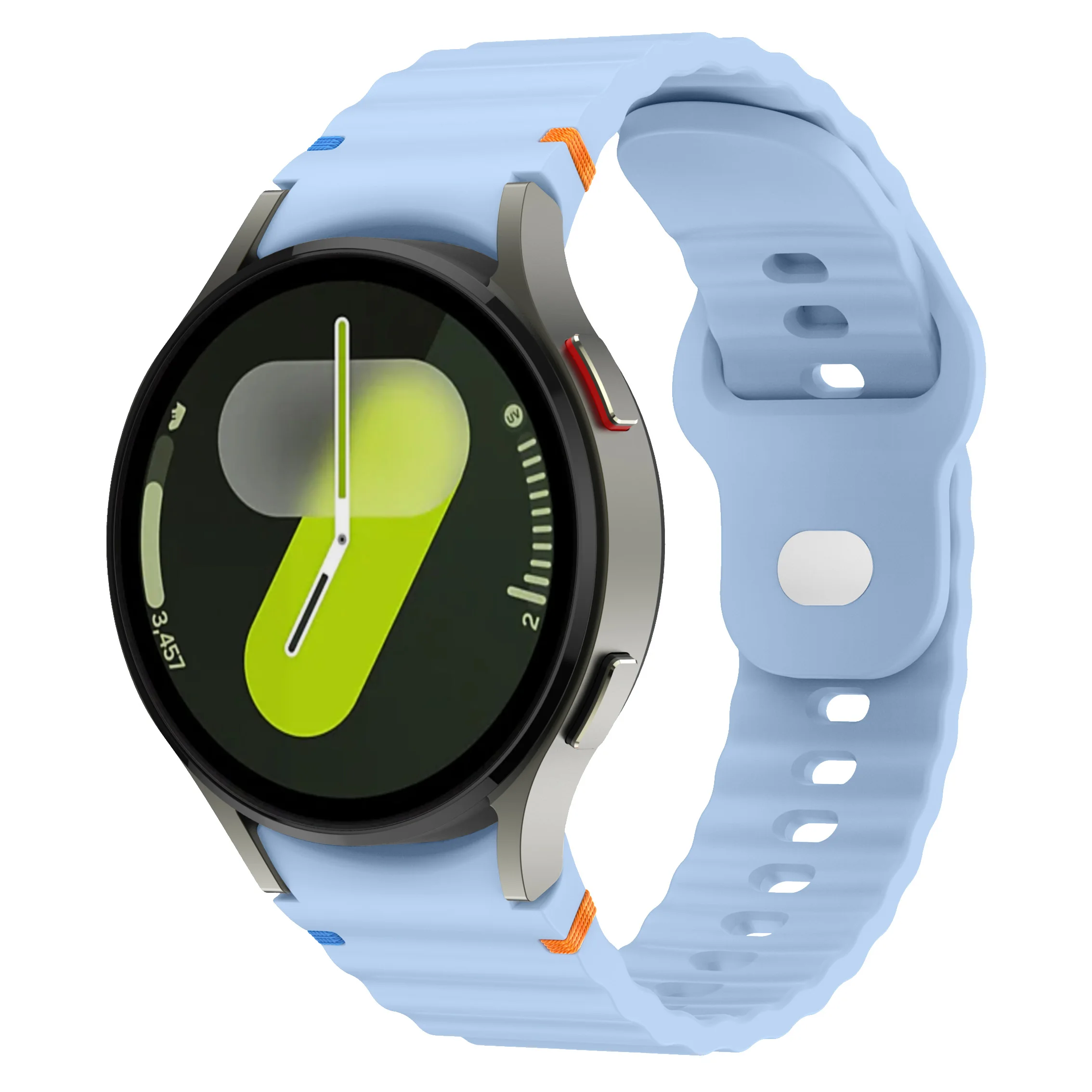 Seamless Silicone Bracelet for Galaxy Watches - Universal Fit