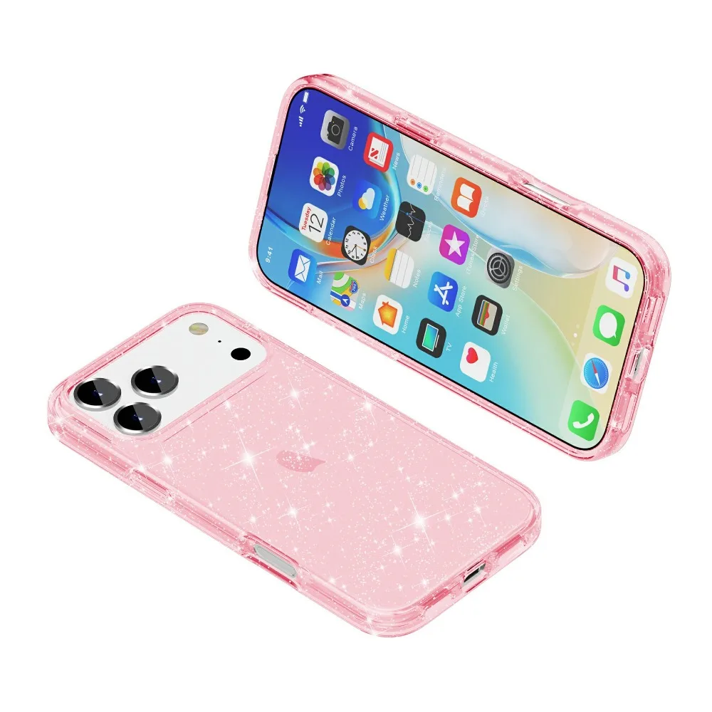 Luxury Glitter Rugged Armor Multi-layer Anti-Drop Bumper Case