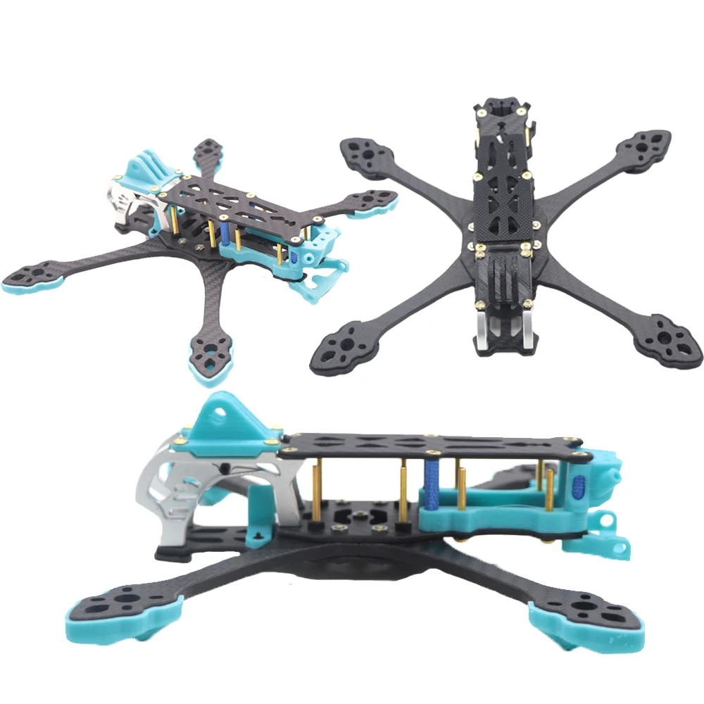 

MARK5 FPV Carbon Fiber Frame 5inch 225mm Wheelbase 5.0mm Arm thickness For FPV RC Racing Drone Quadcopter