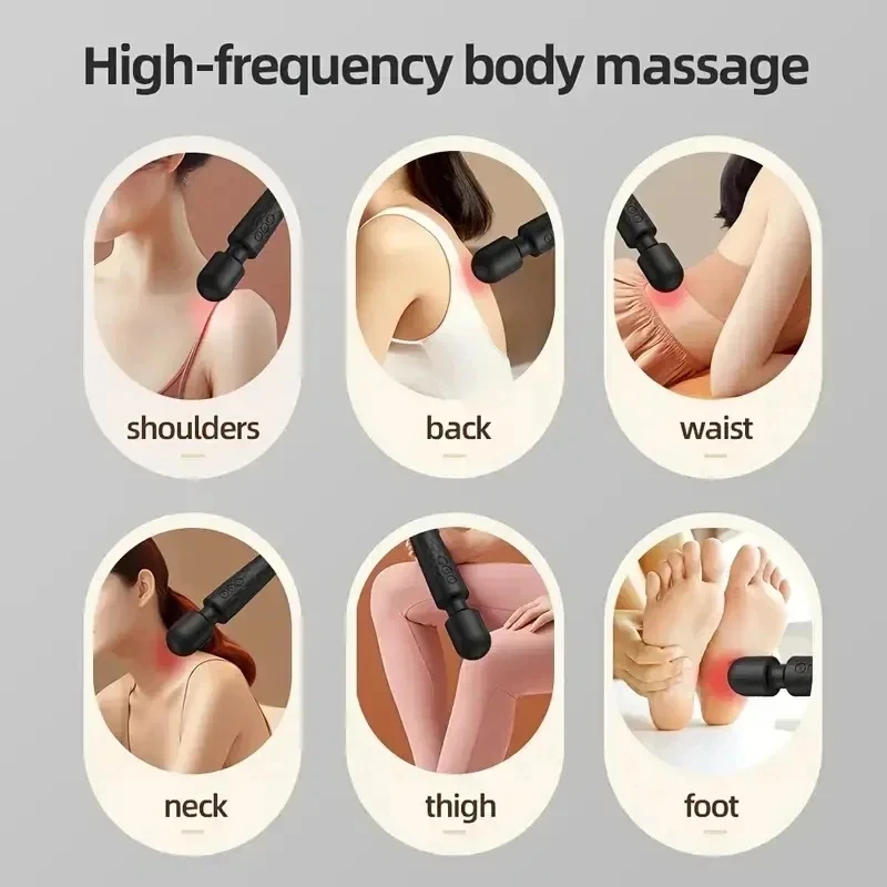 Portable Mini Electric Massage Stick With 8 Adjustable 20 Modes Suitable For The Back/Neck/Legs/Waist Relieving Fatigue electric massage stick