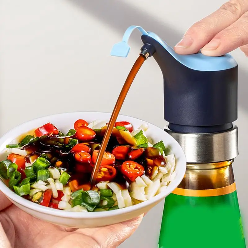Oyster Sauce Pump Bottle Pumps For Oyster Sauce Bottle Dispenser With Pressure Nozzle Pump Head Push-Type Leakproof Nozzle Press