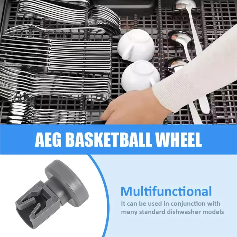 A97T Dishwasher Upper Wheels For Zanussi Dish Washer Accessories Rollers Dishwasher Wheel Parts 4