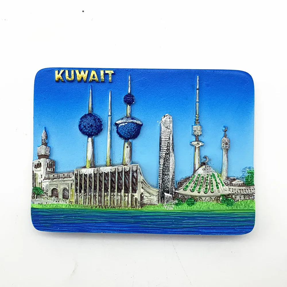 London Japan Germany Kuwait Magnet Tourist Souvenirs Refrigerator Magnetic Stickers Decoration Articles Travel Gifts