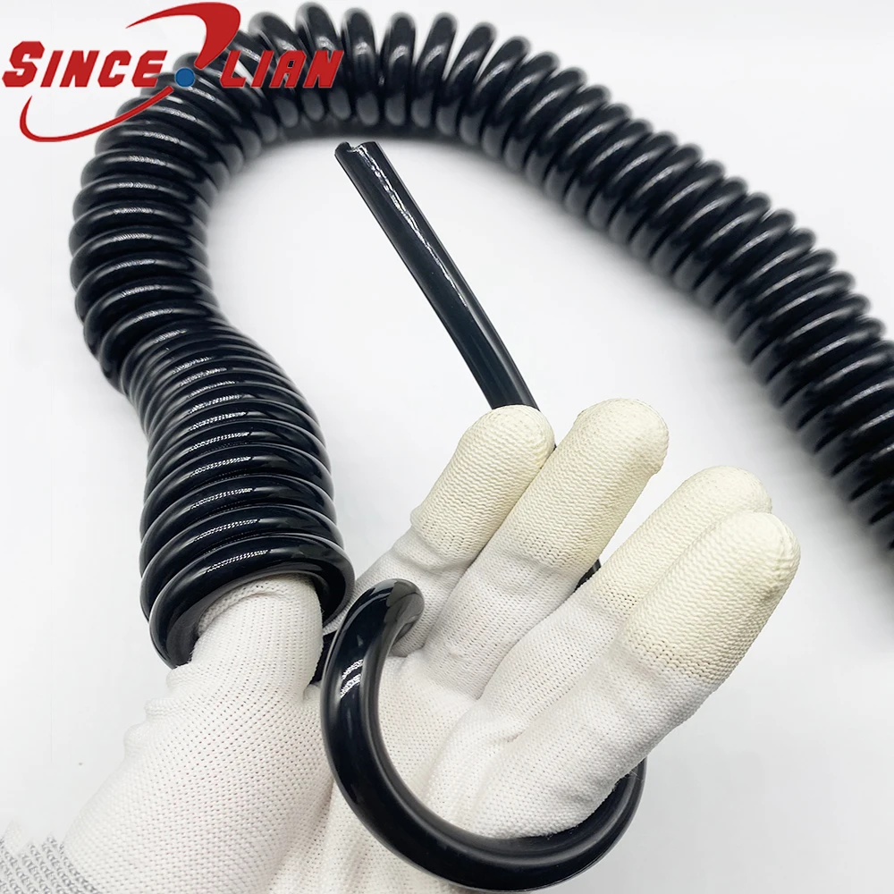 Cable Trenzado Extensible Negro Que Envuelve El ANIMAL DOMÉSTICO De 6m M Alto Densamente Los 10m