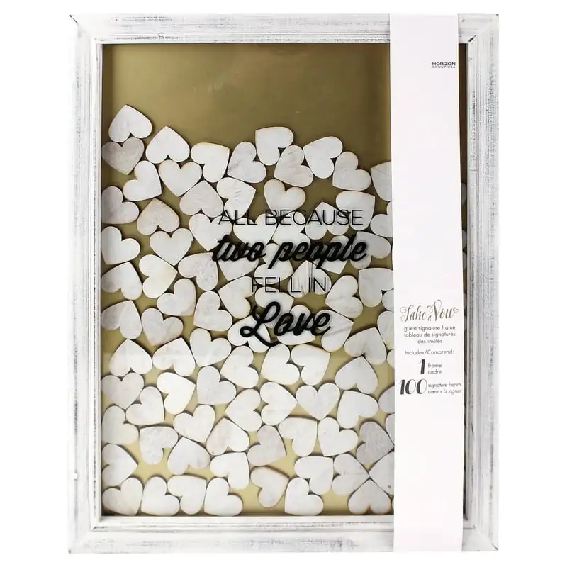 

A Vow 14" x 11" Rustic Guest Signature Frame