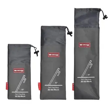 Tent Stake Storage Bag Camping Tent Legs And Hammer Set Ground Nails Outdoor Campers Tourist Supplies Accessories Storage Bag