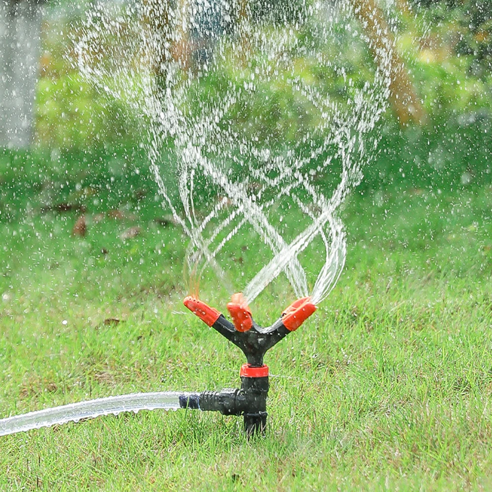 Aspersores de jardín Aspersores de agua de césped giratorios automáticos de  para grandes para sistemas de riego de césped shamjiam Aspersor de césped