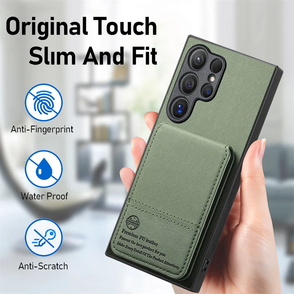 RFID-Blocking Wallet and Card Holder Phone Case