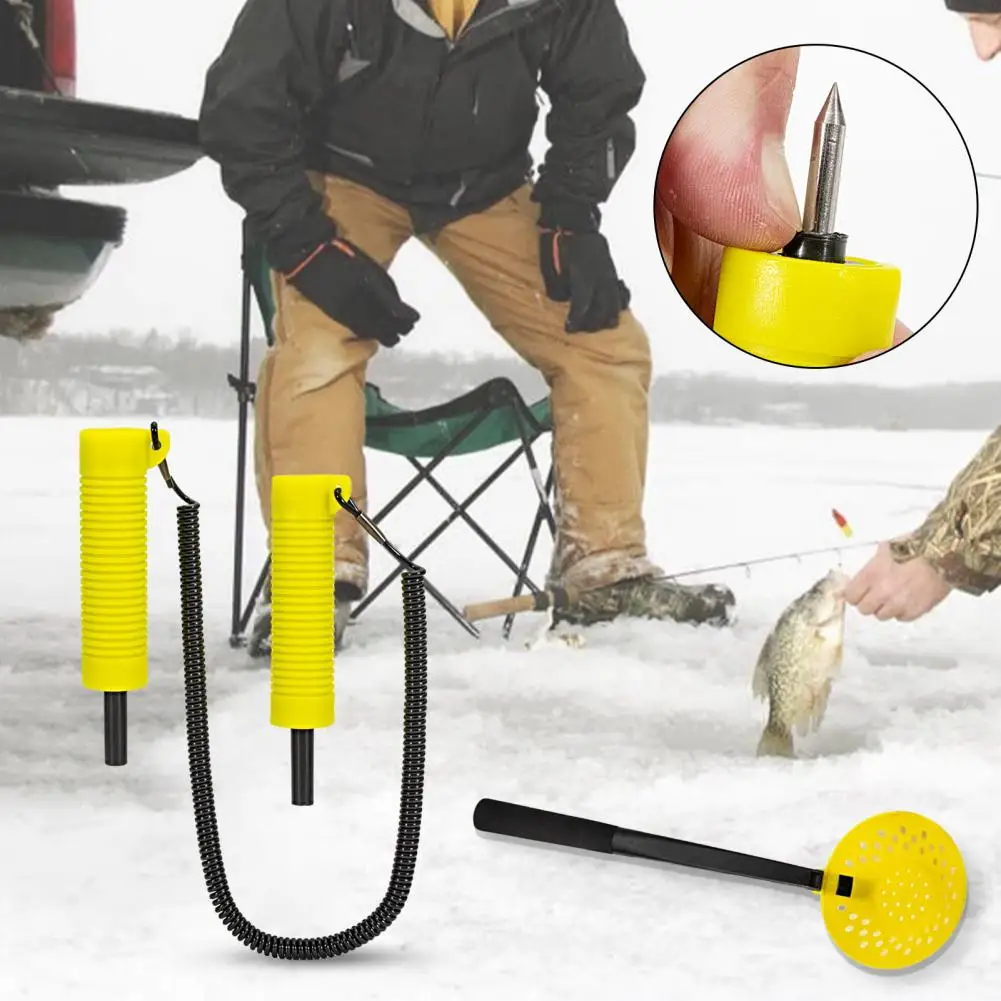 Outdoor Ice Safety Kit Ice Fishing Scoop Scoop With Whistle And Shoe Covers  Fishing Equipment - AliExpress