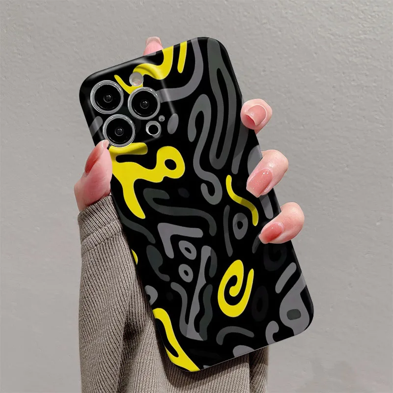 Abstract Graffiti Pattern Hard PC Back Cover Phone Case
