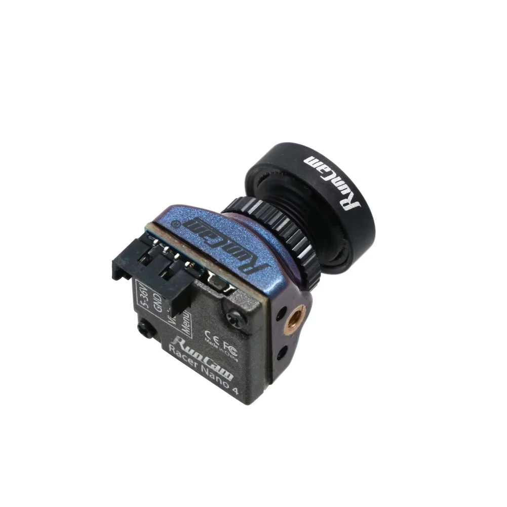 RunCam RC18D Lens / Run Cam Racer Nano 4 FPV Camera 1200TVL Resolution Super WDR Black 4.5g all-weather racing camera for fpv thumbnail 6