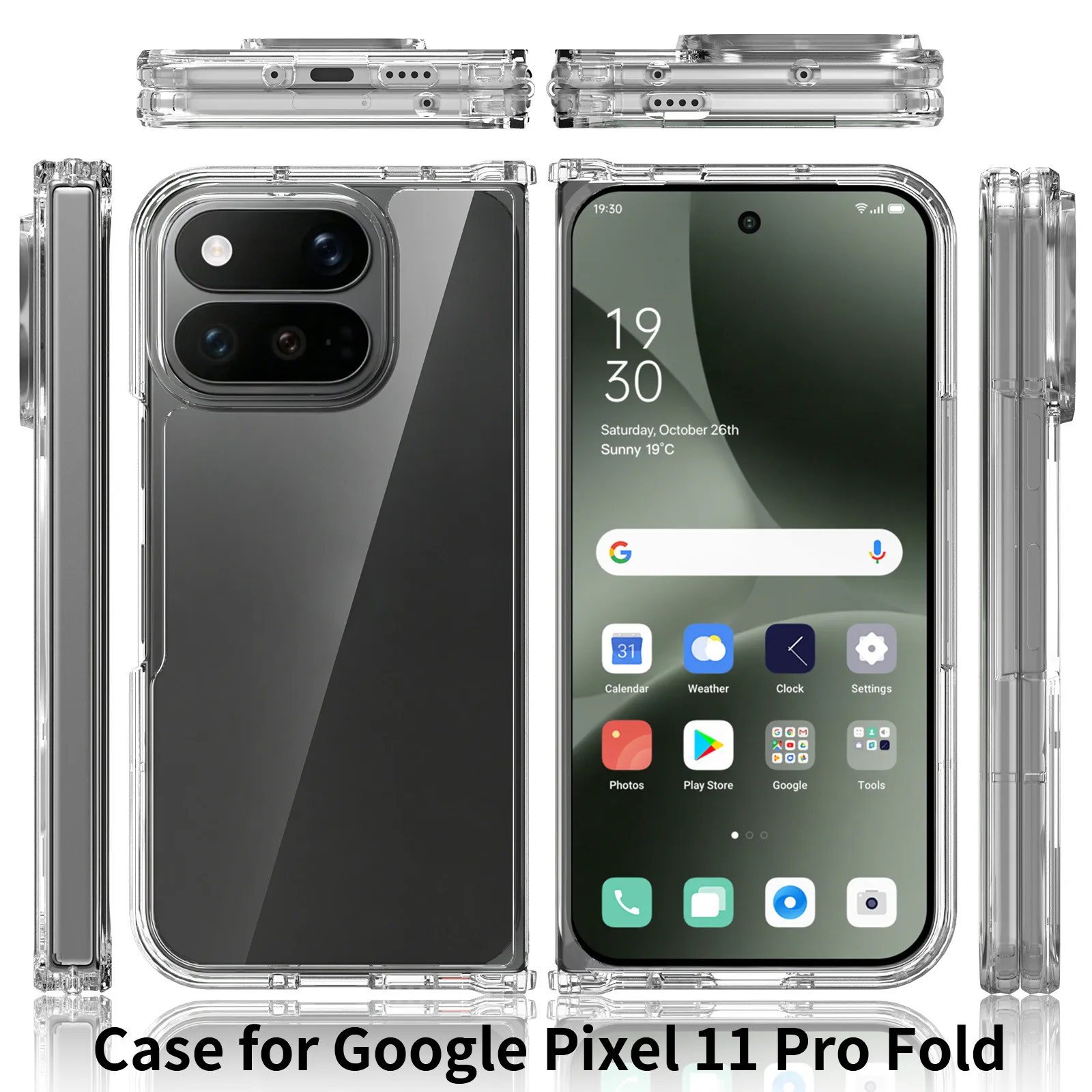 Ultra-Thin Transparent Skin-Friendly Acrylic Phone Case - Shockproof Cover